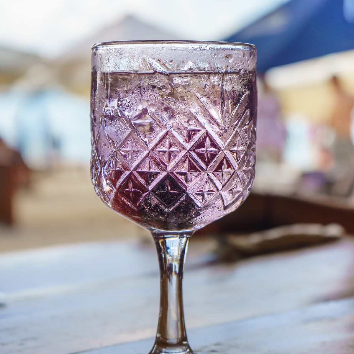 A cold drink at the bar