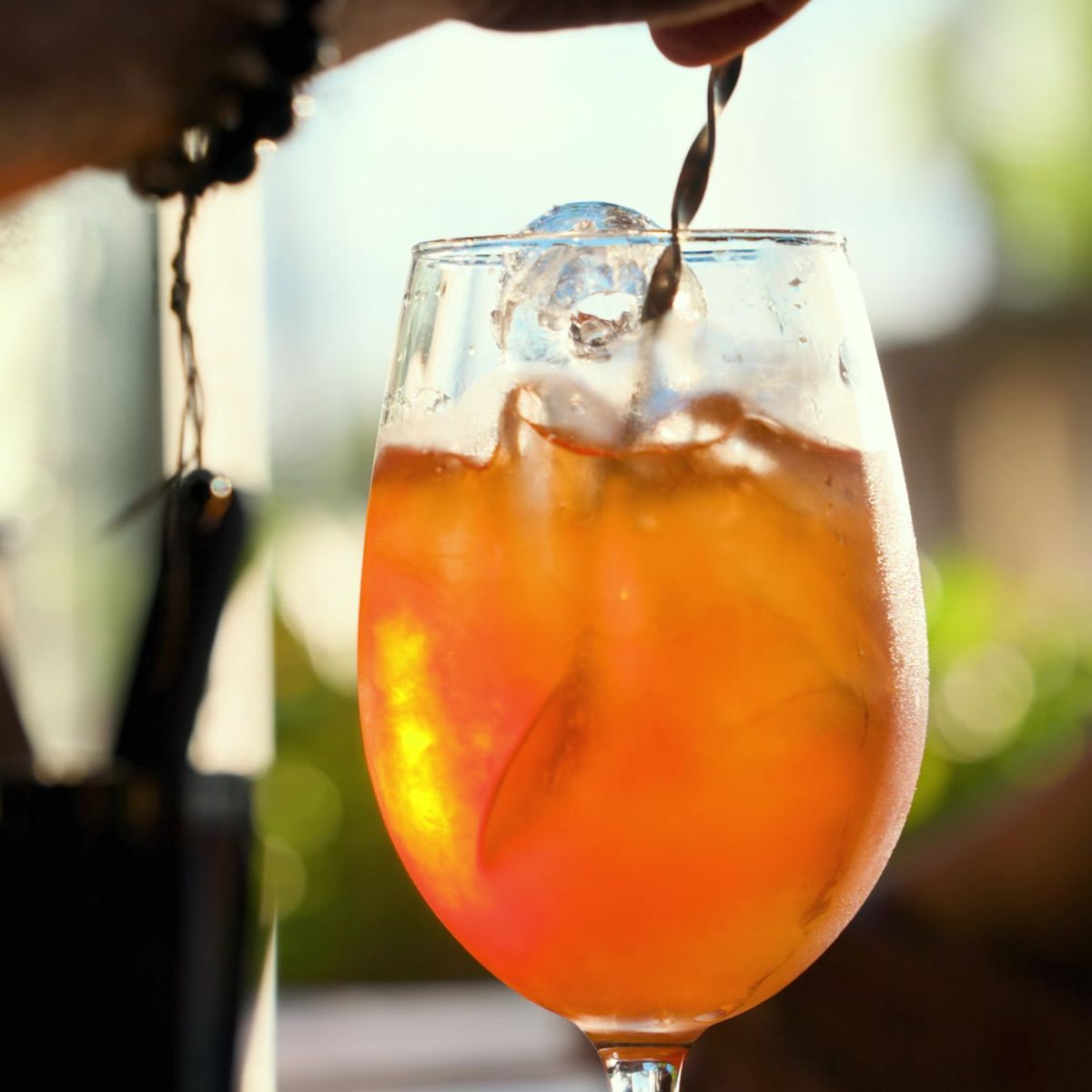 Pouring a drink