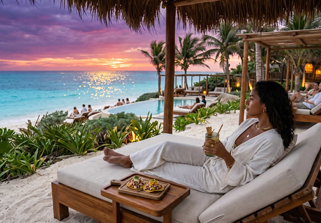 Lugares por visitar en Isla Mujeres: El Santuariodel Conscious Luxury en Playa Norte